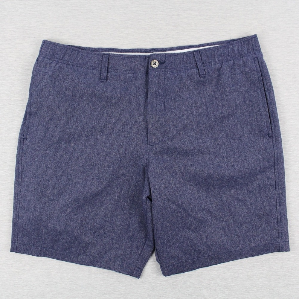 Under Armour Golf Vented 9" Shorts Mens Size 40 Blue Polyester